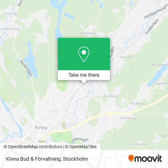 Kinna Bud & Förvaltning map