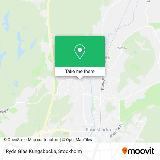 Ryds Glas Kungsbacka map