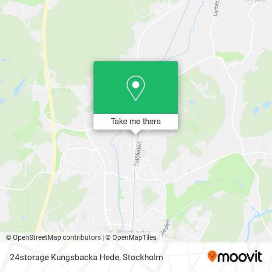 24storage Kungsbacka Hede map