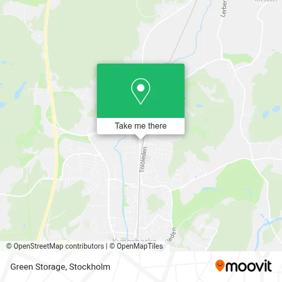 Green Storage map