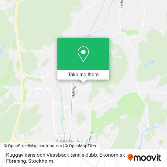 Kuggavikens och Vassbäck tennisklubb, Ekonomisk Förening map