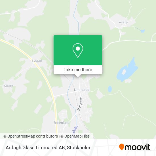 Ardagh Glass Limmared AB map