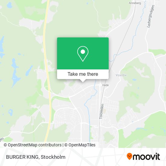 BURGER KING map