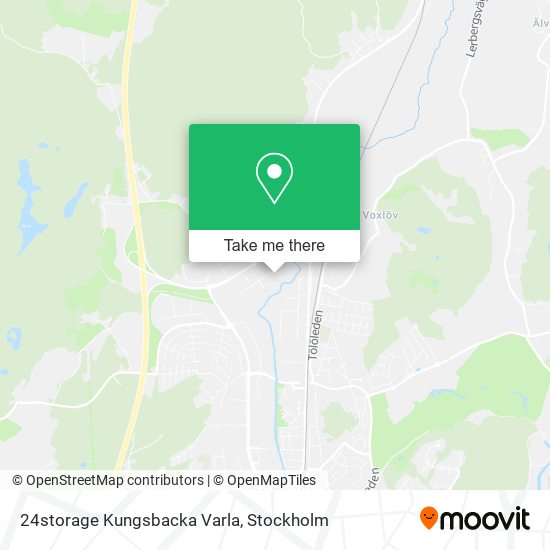 24storage Kungsbacka Varla map