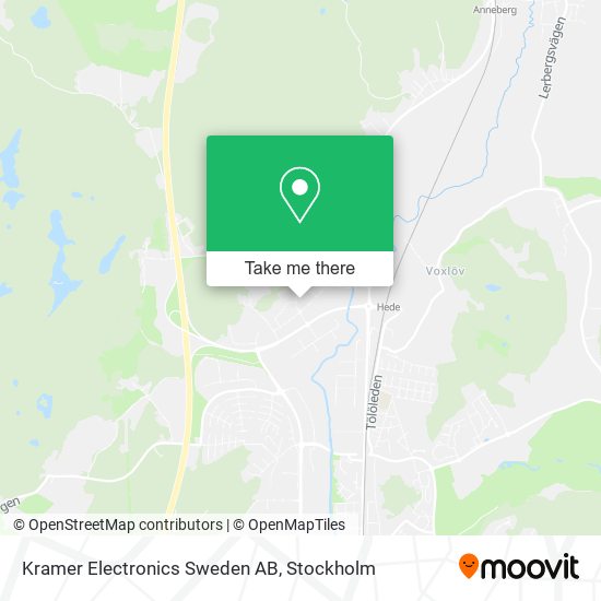 Kramer Electronics Sweden AB map