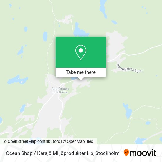 Ocean Shop / Karsjö Miljöprodukter Hb map