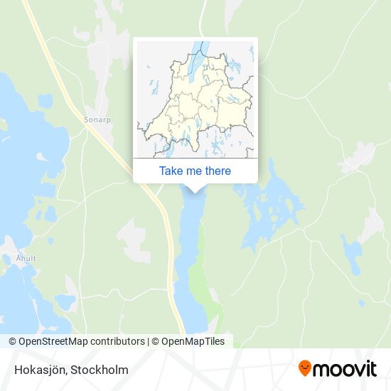 Hokasjön map