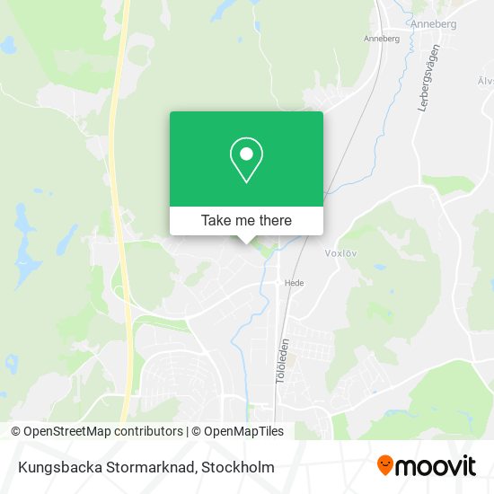 Kungsbacka Stormarknad map
