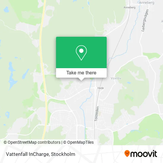 Vattenfall InCharge map