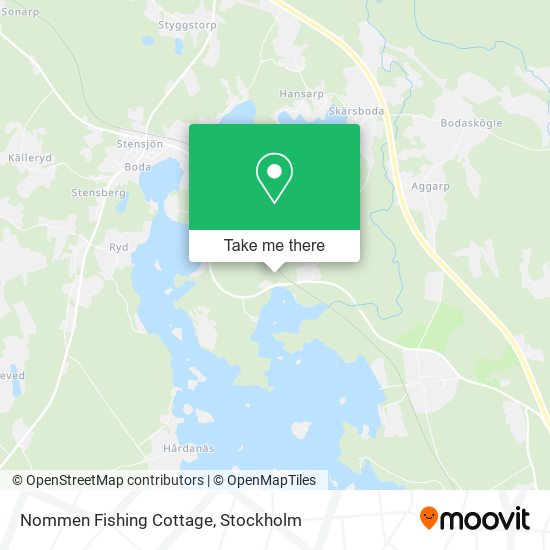 Nommen Fishing Cottage map