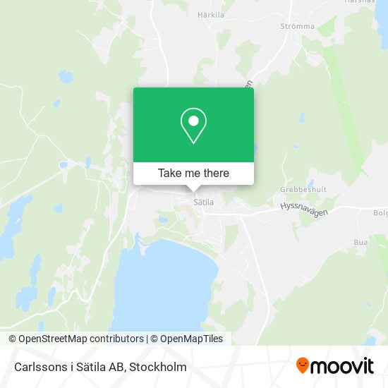 Carlssons i Sätila AB map