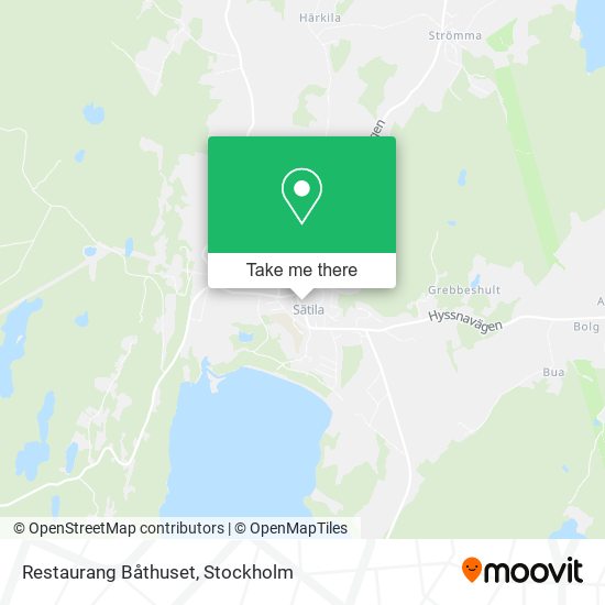 Restaurang Båthuset map