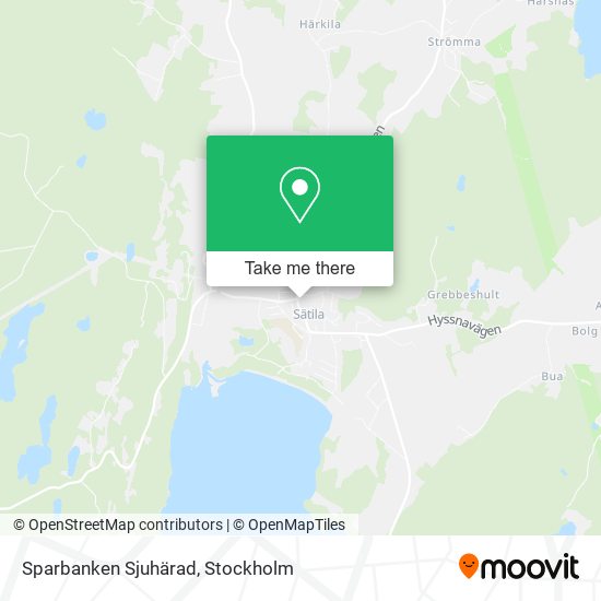 Sparbanken Sjuhärad map