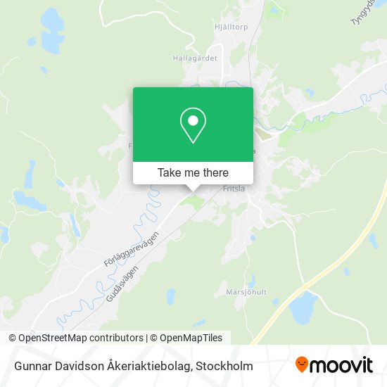 Gunnar Davidson Åkeriaktiebolag map