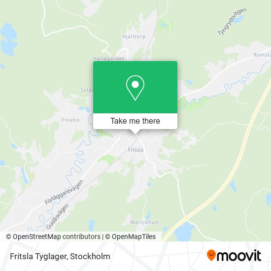 Fritsla Tyglager map
