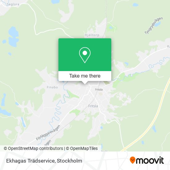 Ekhagas Trädservice map