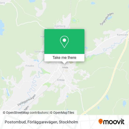 Postombud, Förläggarevägen map