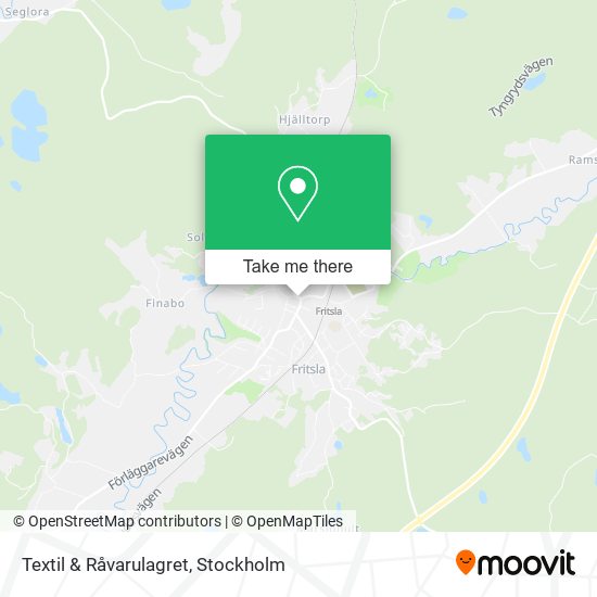 Textil & Råvarulagret map