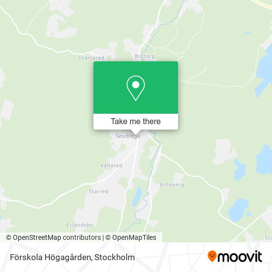 Förskola Högagården map