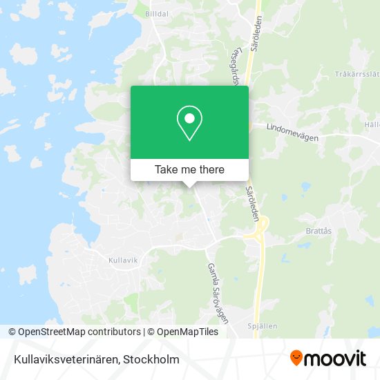 Kullaviksveterinären map