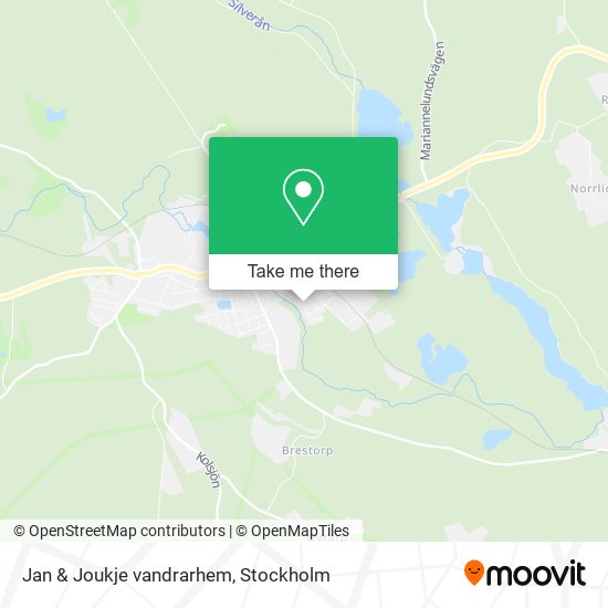 Jan & Joukje vandrarhem map