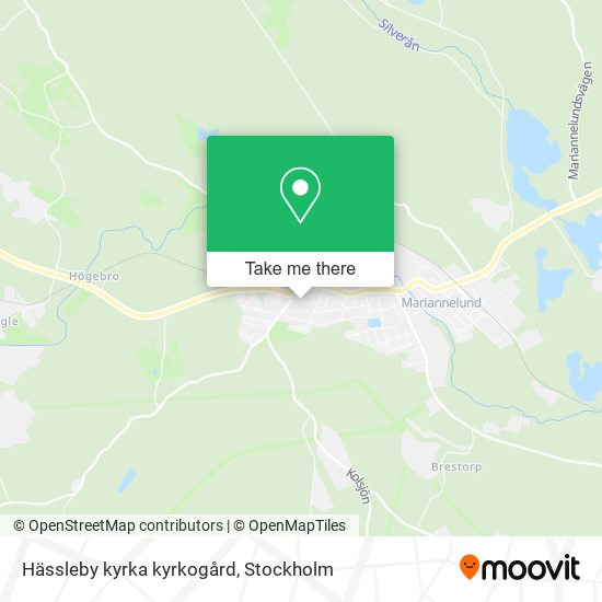 Hässleby kyrka kyrkogård map