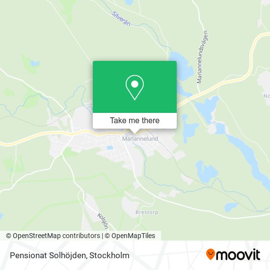 Pensionat Solhöjden map