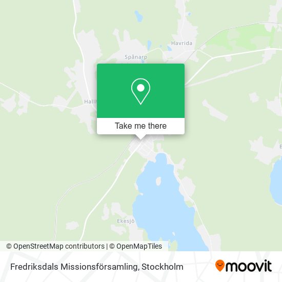 Fredriksdals Missionsförsamling map