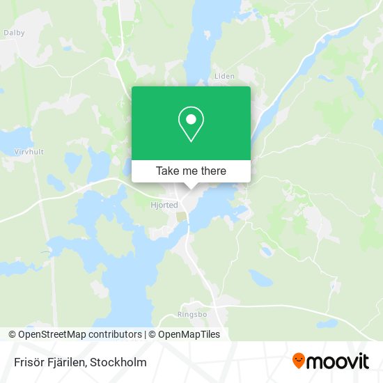 Frisör Fjärilen map