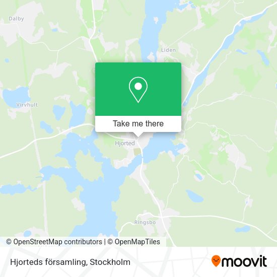 Hjorteds församling map