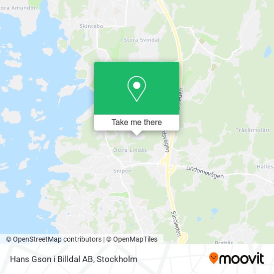 Hans Gson i Billdal AB map