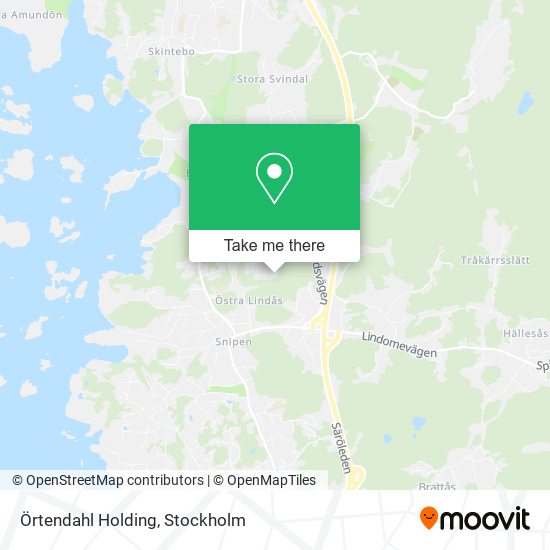 Örtendahl Holding map