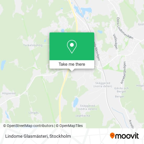Lindome Glasmästeri map
