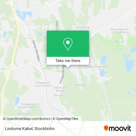 Lindome Kakel map