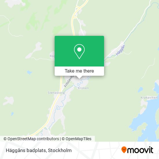Häggåns badplats map