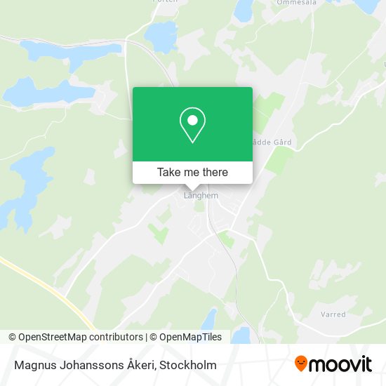 Magnus Johanssons Åkeri map