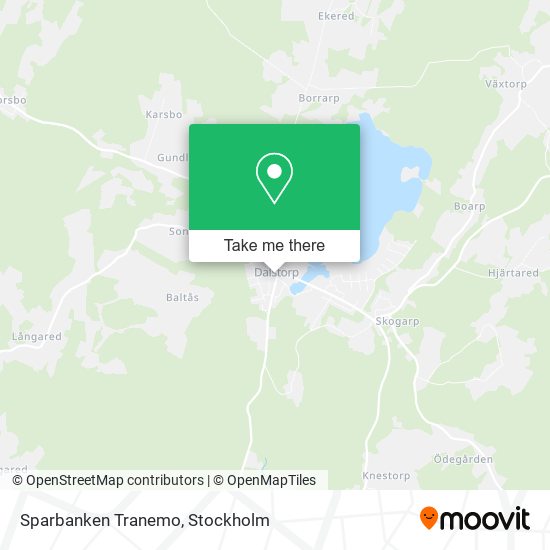 Sparbanken Tranemo map