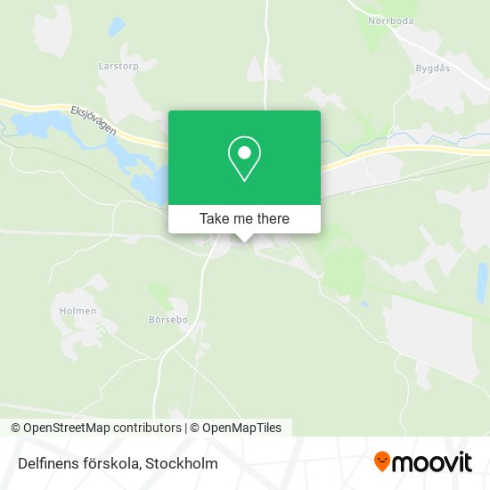 Delfinens förskola map