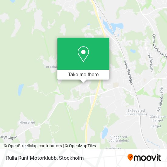 Rulla Runt Motorklubb map