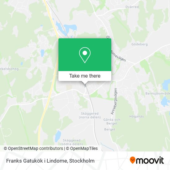 Franks Gatukök i Lindome map