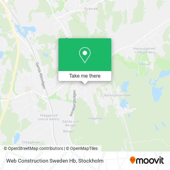 Web Construction Sweden Hb map