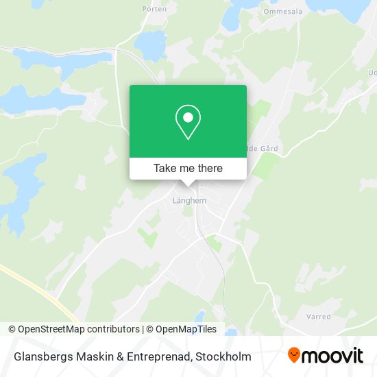 Glansbergs Maskin & Entreprenad map