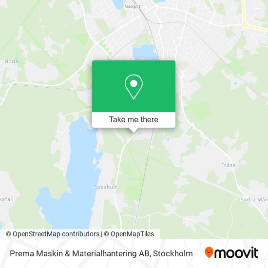 Prema Maskin & Materialhantering AB map
