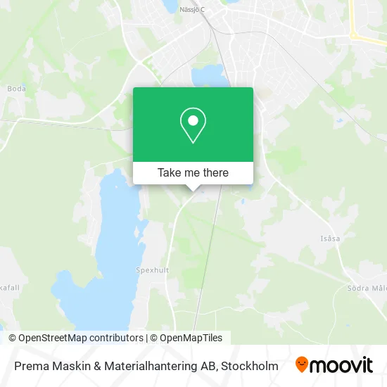 Prema Maskin & Materialhantering AB map
