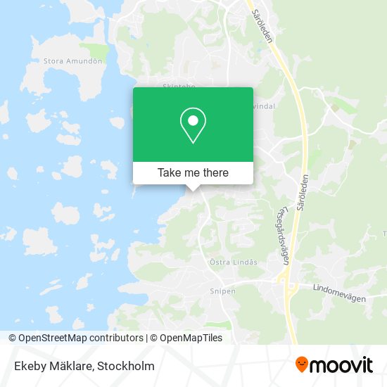 Ekeby Mäklare map