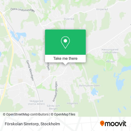 Förskolan Sinntorp map