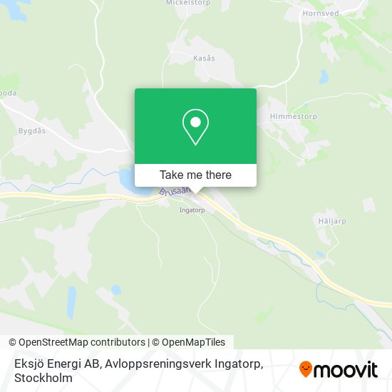 Eksjö Energi AB, Avloppsreningsverk Ingatorp map