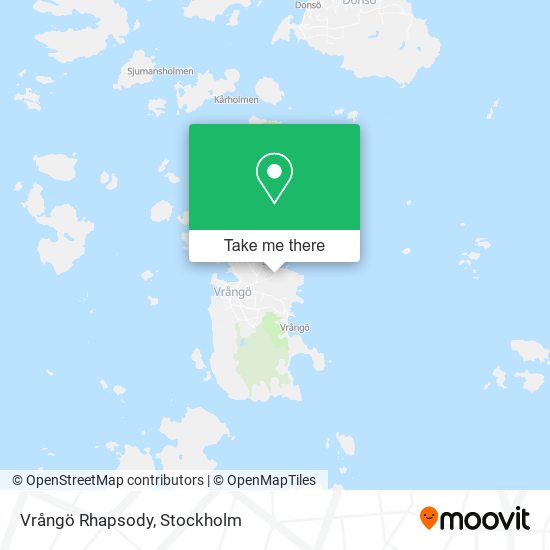 Vrångö Rhapsody map