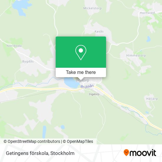 Getingens förskola map