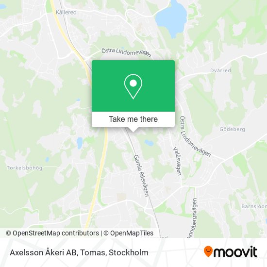 Axelsson Åkeri AB, Tomas map